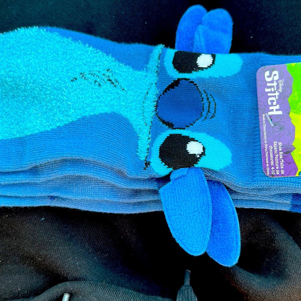 Disney Stitch knee socks size 4-10